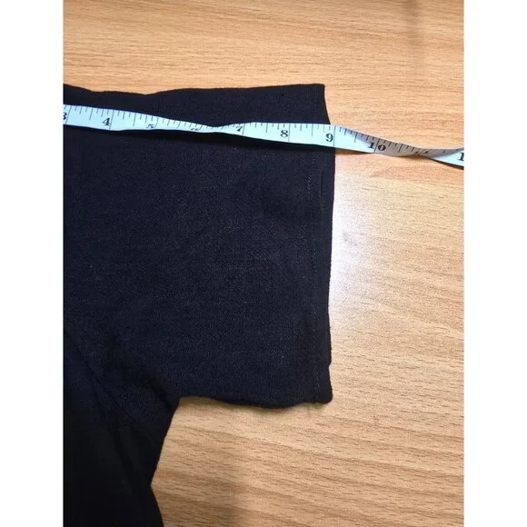 Disturbia Embroidered Foxglove V-neck Mini Dress 8 Whimsigoth Witch Black Gothic - Picture 10 of 16